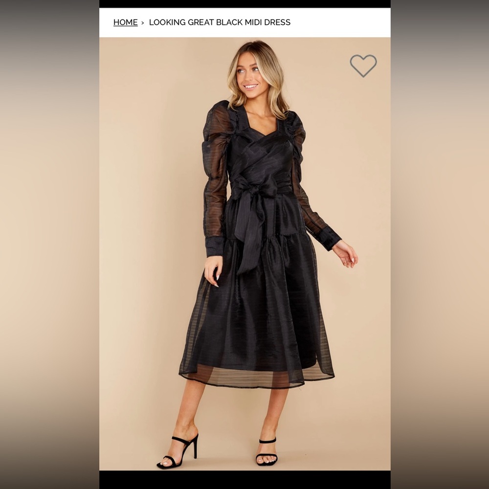 Black Sheer Dress